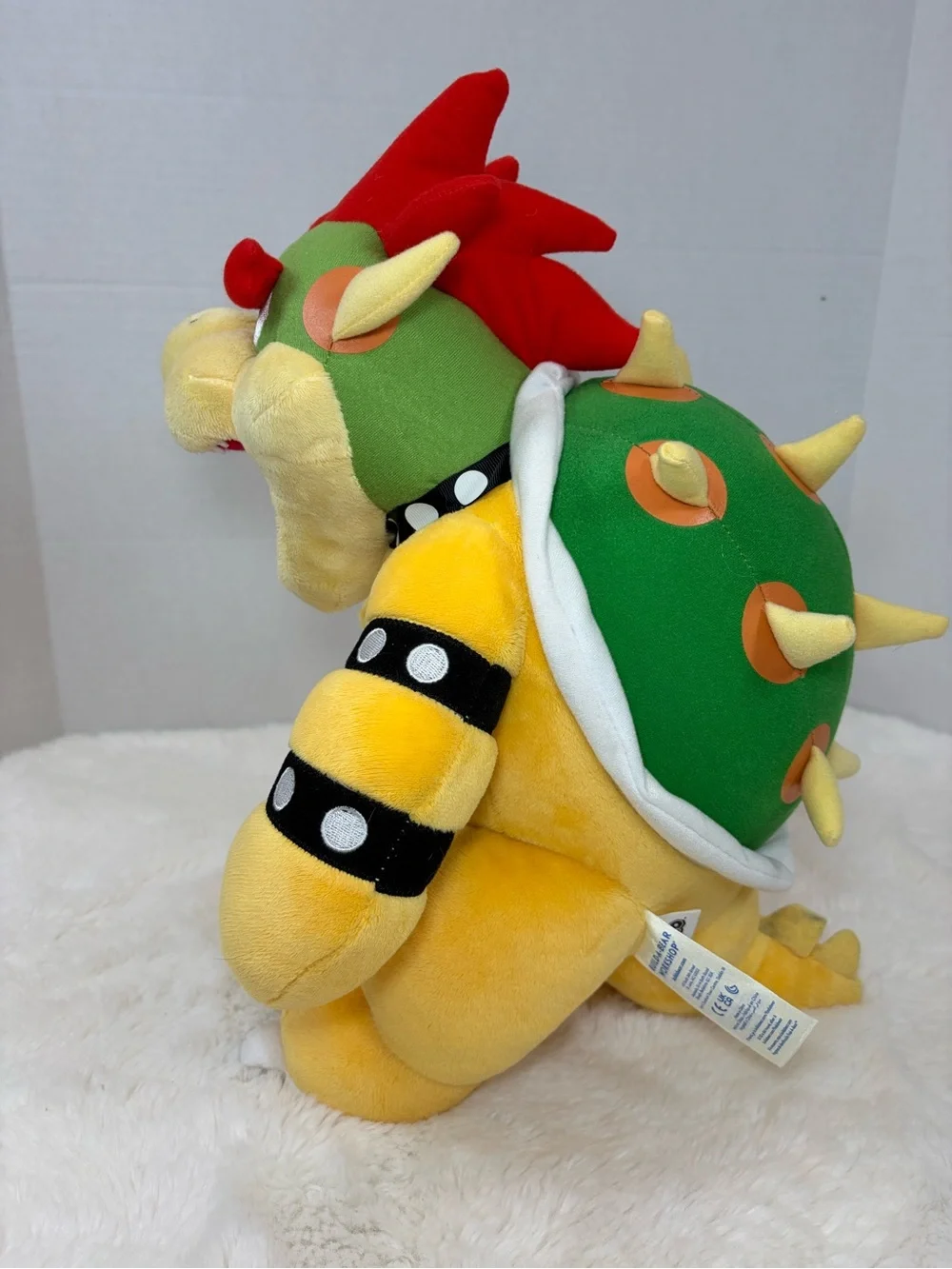 Build-A-Bear Super Mario Bowser King Koopa Nintendo Plush Stuffed Animal Toy 17”